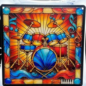 Suncatcher Acrylic Drum Set Musician Gift Decoration